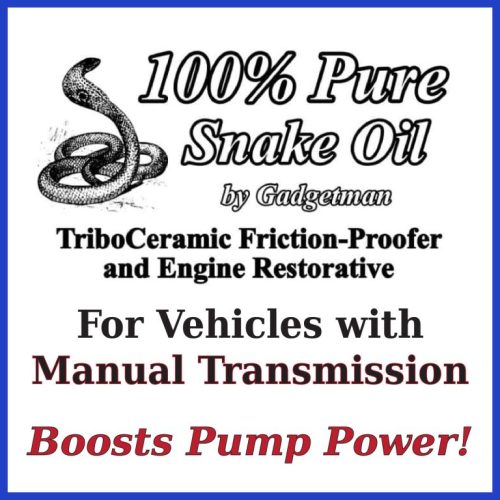 SnakeOil for Manual Transmissions